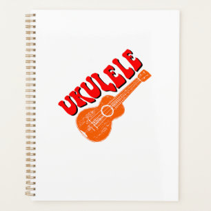 Ukulele Groovy Text Art Planer
