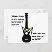 Ukulele Group Spaß Postkarte (Vorne/Hinten)