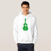 Ukulele - grün hoodie (Vorne ganz)