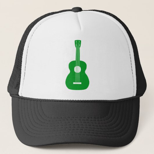 Ukulele - grün truckerkappe (Vorderseite)