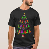 Ukulele Guitar Christmas Tree Funny Music Lover Mu T-Shirt (Vorderseite)