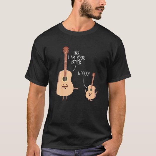 Ukulele Guitar Funny Funny Vater Geschenk T-Shirt (Vorderseite)