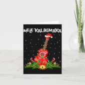Ukulele Hawaiian Mele Kalikimaka Ukulele Guitar Ch Karte (Vorderseite)