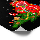 Ukulele Hawaiian Mele Kalikimaka Ukulele Guitar Ch Poster (Ecke)