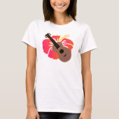 Ukulele Hawaiian Music-Geschenk T-Shirt (Vorderseite)