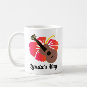 Ukulele Hawaiian Music Lover Geschenk Kaffeetasse