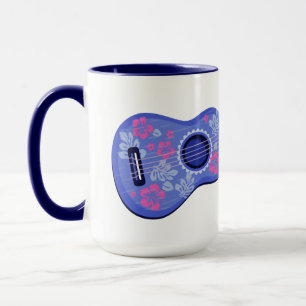 Ukulele individuelle Name Tasse