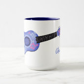 Ukulele individuelle Name Tasse (Zentrum)