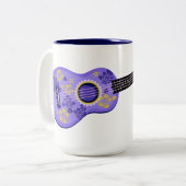 Ukulele individuelle Name Tasse (Vorderseite Links)