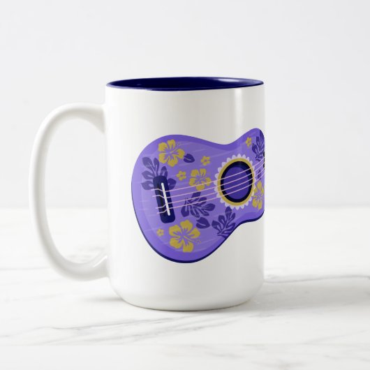 Ukulele individuelle Name Tasse (Links)