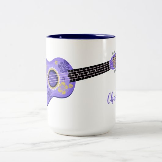 Ukulele individuelle Name Tasse (Mittel)