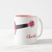 Ukulele individuelle Name Tasse (VorderseiteRechts)