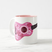 Ukulele individuelle Name Tasse (Vorderseite Links)