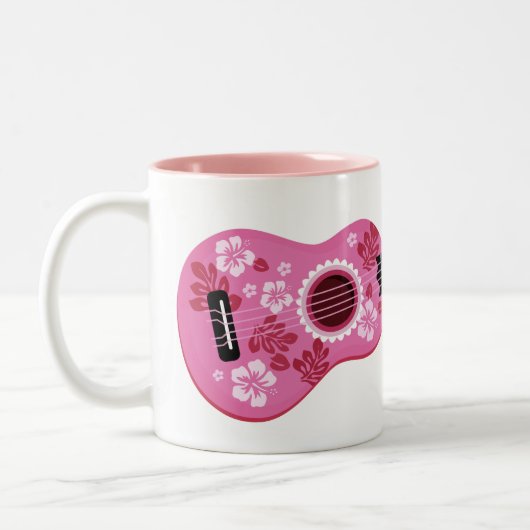 Ukulele individuelle Name Tasse (Links)