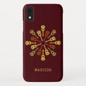 Ukulele individuelle Name Telefongehäuse Case-Mate iPhone Hülle (Rückseite)