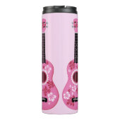 Ukulele individuelle Name tumbler Thermosbecher (Rückseite)