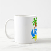 Ukulele-Insel-Logo Kaffeetasse (Links)