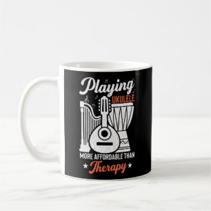 Ukulele is Therapy Player Music spielen Kaffeetasse