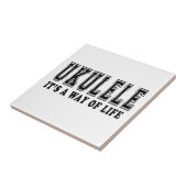 Ukulele ist es Lebensart Fliese (Seite)