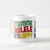 Ukulele Kaffeetasse (Vorderseite Links)