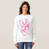 Ukulele Kitten Sweatshirt (Vorne ganz)