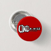 Ukulele-Königin-kleiner Knopf Button (Vorne & Hinten)