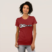 Ukulele-Königin-T-Shirt T-Shirt (Vorne ganz)