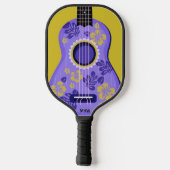 Ukulele kundenmonogramm pickleball schläger (Rückseite)
