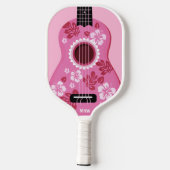 Ukulele kundenmonogramm pickleball schläger (Rückseite)