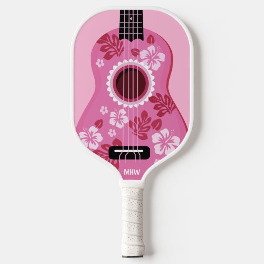 Ukulele kundenmonogramm pickleball schläger (Vorderseite)