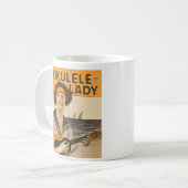 Ukulele Lady #2 Tasse (Vorderseite Links)