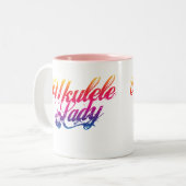 Ukulele Lady Tasse (Vorderseite Links)