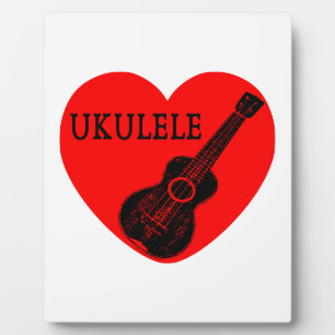 Ukulele Liebe Fotoplatte