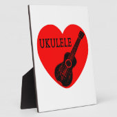 Ukulele Liebe Fotoplatte (Seite)