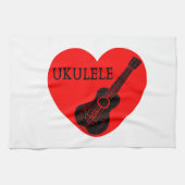 Ukulele Liebe Küchentuch (Horizontal)