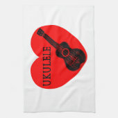 Ukulele Liebe Küchentuch (Vertikal)