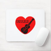 Ukulele Liebe Mousepad (Mit Mouse)