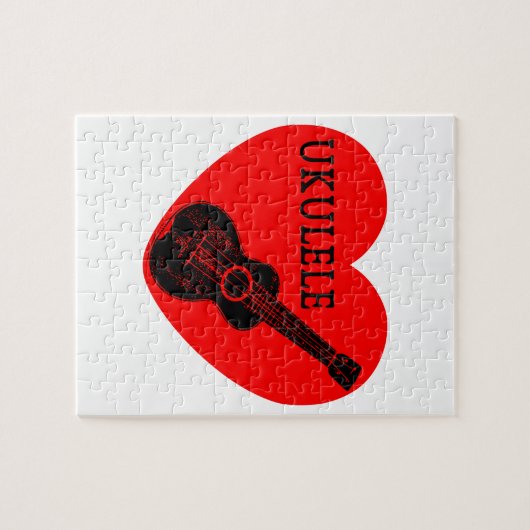 Ukulele Liebe Puzzle (Horizontal)