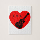 Ukulele Liebe Puzzle (Vertikal)