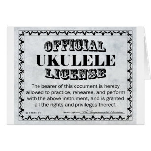 Ukulele-Lizenz