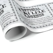 Ukulele-Lizenz Geschenkpapier (Rolleneckpunkt)