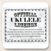 Ukulele-Lizenz Untersetzer (Vorderseite)