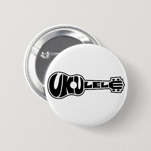 Ukulele-Logo Button (Vorne & Hinten)