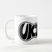 Ukulele-Logo Kaffeetasse (Links)