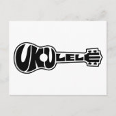 Ukulele-Logo Postkarte (Vorderseite)