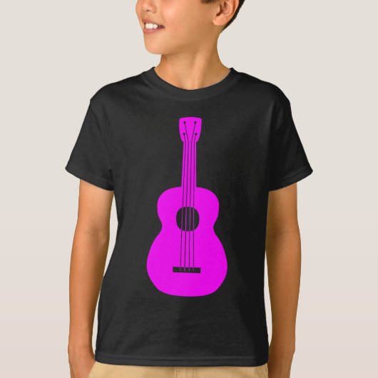 Ukulele - Magenta T-Shirt (Vorderseite)