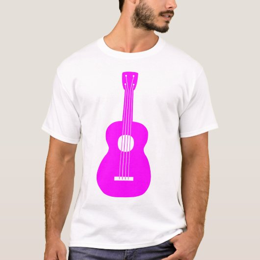 Ukulele - Magenta T-Shirt (Vorderseite)