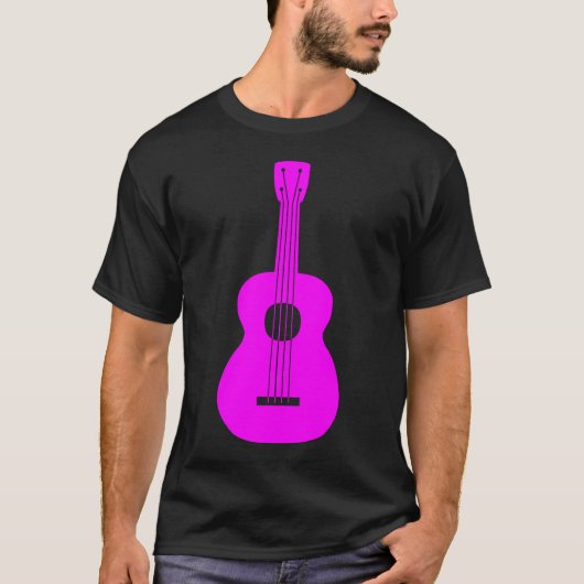 Ukulele - Magenta T-Shirt (Vorderseite)