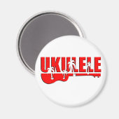Ukulele Magnet (Vorderseite/Rückseite)