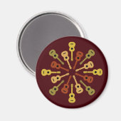 UKULELE-Magnet Magnet (Vorderseite/Rückseite)